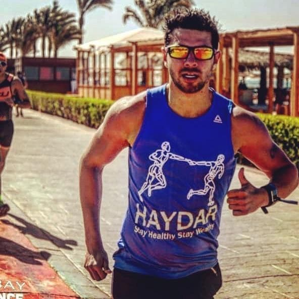 Ahmed Heidar running