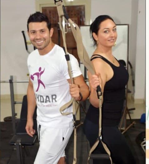 A TRX session during a coaching block